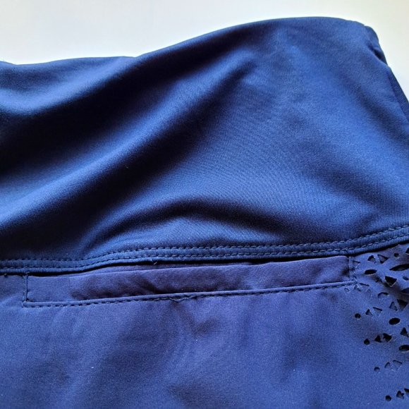 LUCKY IN LOVE SKORT Sz Small Side LACE POCKET CASUAL CHIC ACTIVEWEAR BALLETCORE - Picture 6 of 10